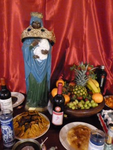 Table for Ezili Danto Ceremony